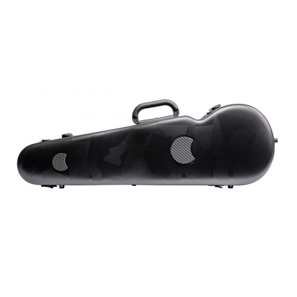Étui rigide violon Bam SHA2002XLN Shadow Hightech forme noir Black Noir
