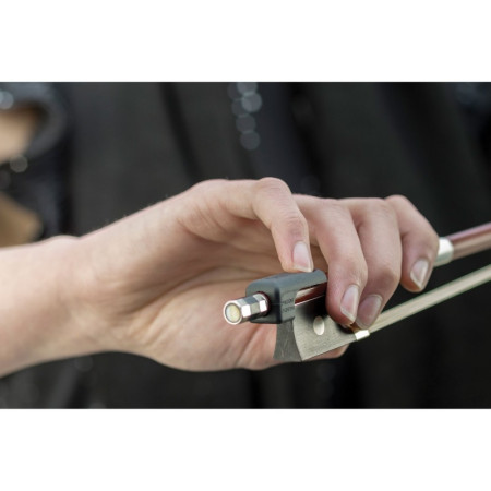 Comprar PinkyHold tutor posicional dedo meñique para violino, viola e violoncelo. Preto. 