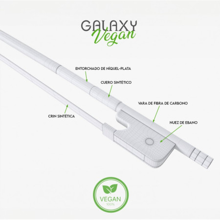 Arco violín Galaxy Vegan 4/4 4/4 - Especialistas en Violines, Violas, Violonchelos y accesorios