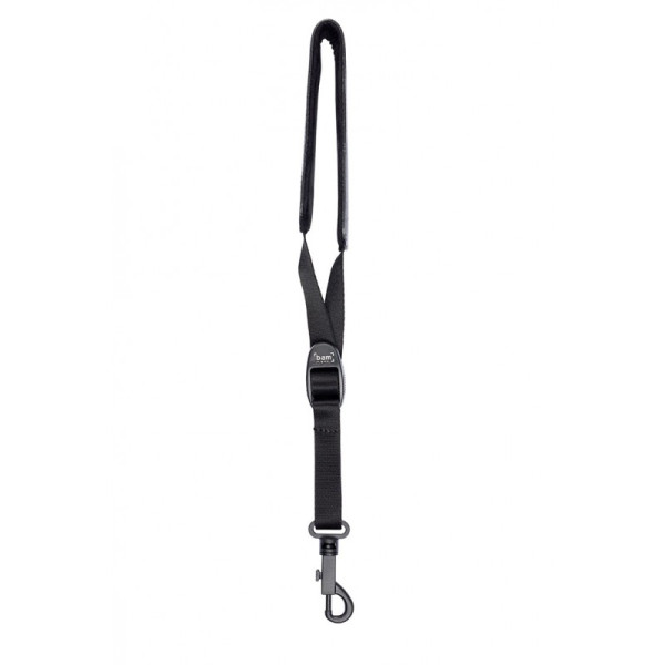 Comprar Correia de couro para instrumentos de sopro Bam ST-0033 - Cinta com mosquetão de plástico. 