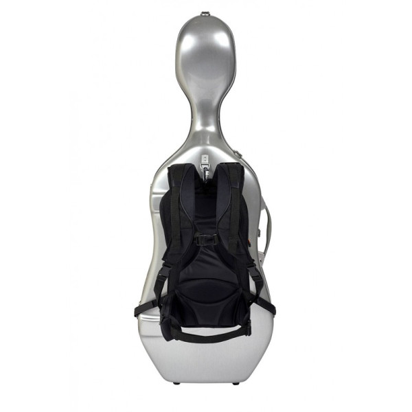 Zaino ergonomico 9036 Bam per custodia di violoncello con borsa per spartiti