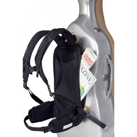 Sac à dos ergonomique 9036 Bam pour étui de violoncelle avec poche pour partitions