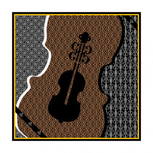 Comprar Pequeno lenço de seda BAM France. ao melhor preço | València Violins 2