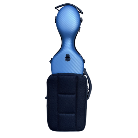 Custodia rigida violino Artist Dynamic Rocket con custodia morbida per spartiti 4/4 Blu cielo