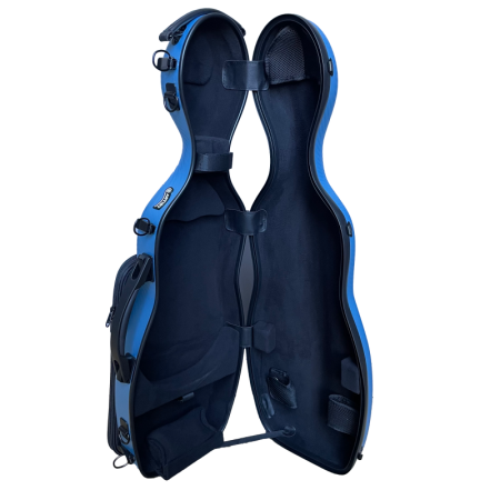 Custodia rigida violino Artist Dynamic Rocket con custodia morbida per spartiti 4/4 Blu cielo