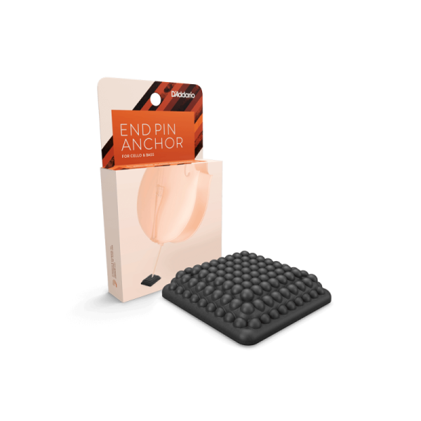 Support de pique de violoncelle/contrebasse D'Addario Endpin Anchor grand Noir
