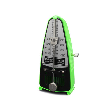 Metrónomo Wittner Taktell Piccolo Neon green Verde Neon - Especialistas en Violines, Violas, Violonchelos y accesorios