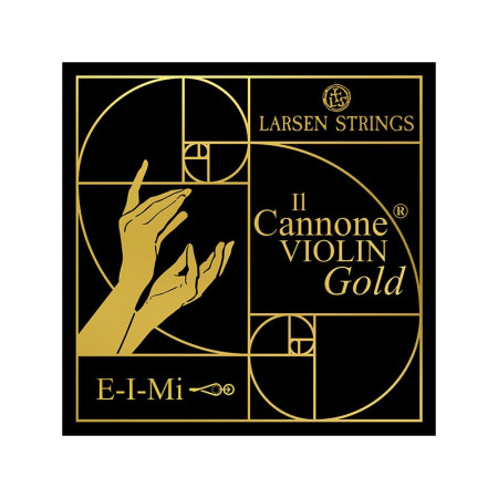 Buy Larsen Il Cannone Gold 1st E Ball-End 4/4 Medium 4/4 Violin String.