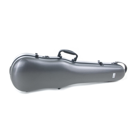Custodia rigida violino Gewa Pure Policarbonato forma 1.8 grigio