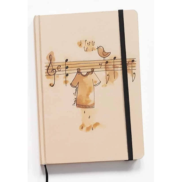 Buy A5 notebook (large) hand-painted by Maria Amorós. at the best price | València Violins