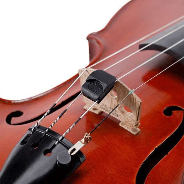 Sordina violín D'Addario Spector Mute Black Negro - Especialistas en Violines, Violas, Violonchelos y accesorios