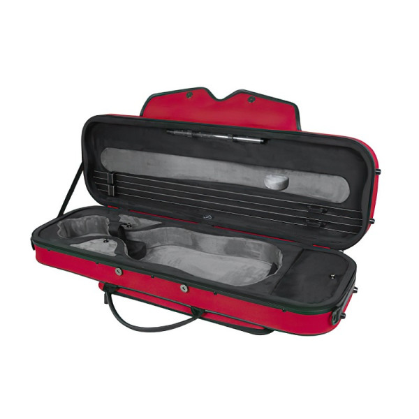 Comprar Estojo de violino Pedi NiteFlash retangular 4/4 Vermelho ao melhor preço | València Violins