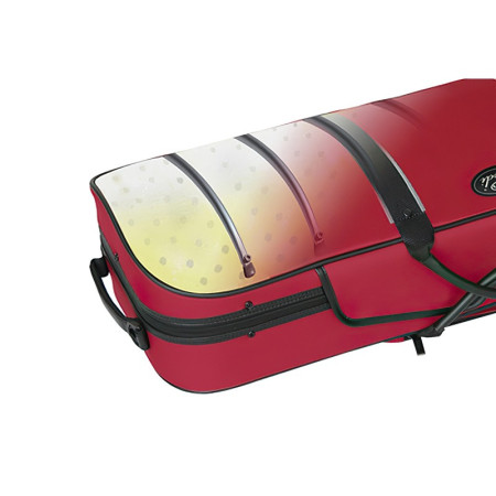 Comprar Estojo de violino Pedi NiteFlash retangular 4/4 Vermelho ao melhor preço | València Violins