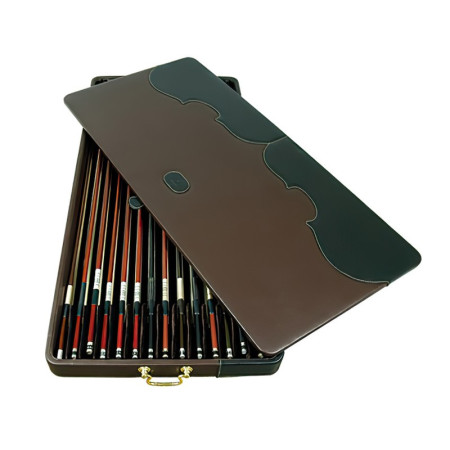 Comprar Estojo 15 arcos violino/viola/celo Preto/Marron Marron ao melhor preço | València Violins