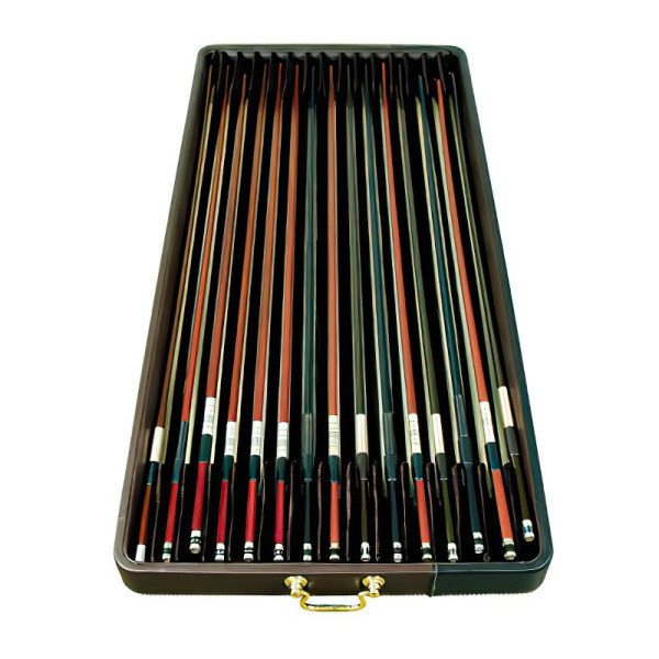 Comprar Estojo 15 arcos violino/viola/celo Preto/Marron Marron ao melhor preço | València Violins