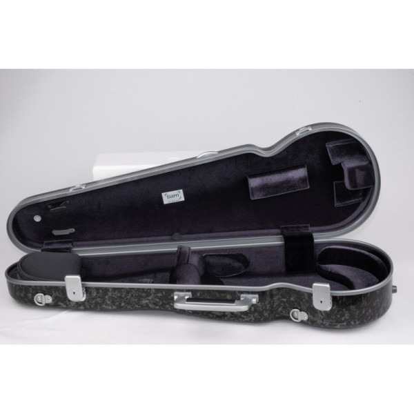 Estuche violín Bam Rocks Hightech forma ROC2002XLS Carbon Forge