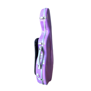 Custodia rigida violino Rapsody Rocket forma 4/4 con custodia morbida per spartiti 4/4 Lilla Lila 2