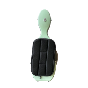 Étui rigide violon Rapsody Rocket forme 4/4 avec housse souple pour partitions 4/4 Mint Menta 2