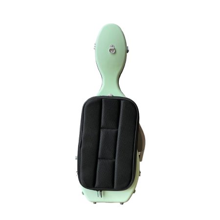 Custodia rigida violino Rapsody Rocket forma 4/4 con borsa per spartiti 4/4 Mint Menta