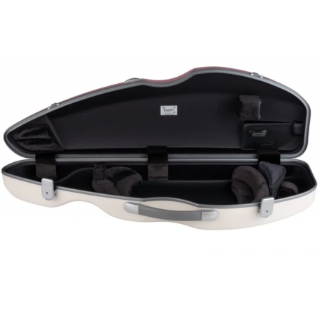 Custodia rigida violino Bam Hightech Bonbon BONB2004XL Rosa/Bianco 4/4