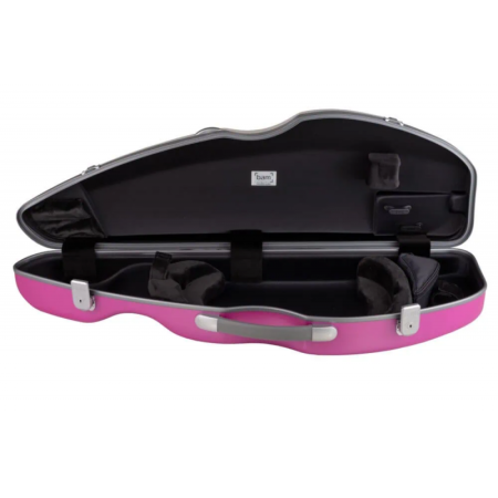 Étui rigide violon Bam Hightech Bonbon BONB2004XL Blanc/Violet 4/4