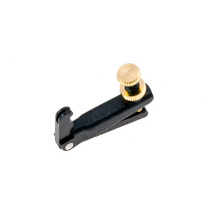 Buy Wittner 4/4-3/4 black violin tuner with gold screw 4/4. at the best price | València Violins