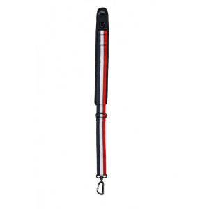 Sangle en néoprène et mousqueton Bam 9002 Fashion pour étui de violon/viola Blue/White/Red Bleu/Blanc/Rouge
