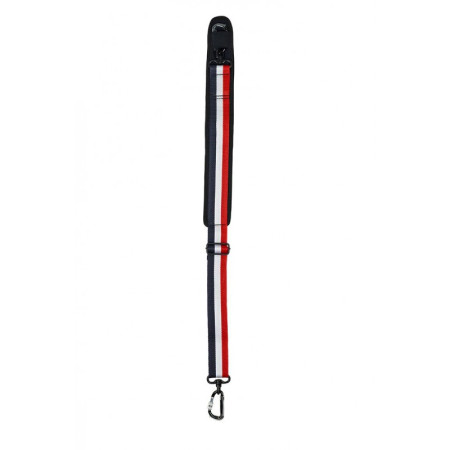 Sangle en néoprène et mousqueton Bam 9002 Fashion pour étui de violon/viola Blue/White/Red Bleu/Blanc/Rouge
