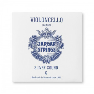 Buy Jargar Silver Sound Cello String 3rd G Silver Medium 4/4 at the best price | València Violins