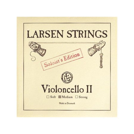 Corda violoncello Larsen 2° Re Soloist's Ed Medium 4/4