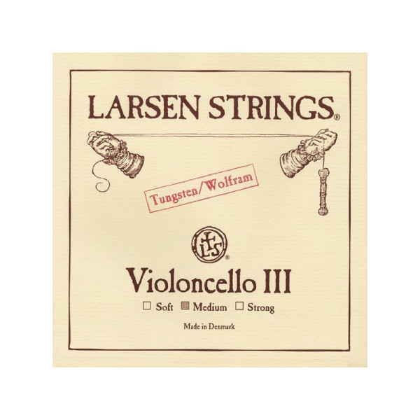 Comprar Cordas de Violoncelo Larsen 3ª Sol Média 3/4 ao melhor preço | València Violins