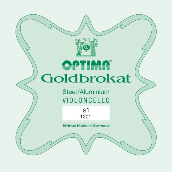 Comprar Corda de cello Optima Goldbrokat 1201 1ª Lá Média 3/4 ao melhor preço | València Violins