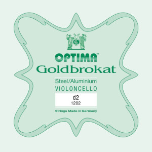 Corda violoncello Optima Goldbrokat 1202 2ª Re Medium 1/2