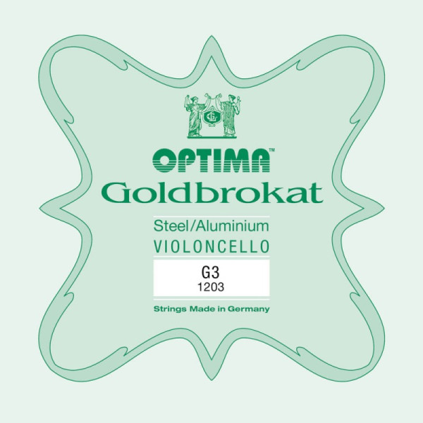 Corda violoncello Optima Goldbrokat 1203 3ª Sol Medium 1/2