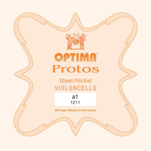 Cordas violoncello Optima Protos 1211 1ª La Medium 3/4