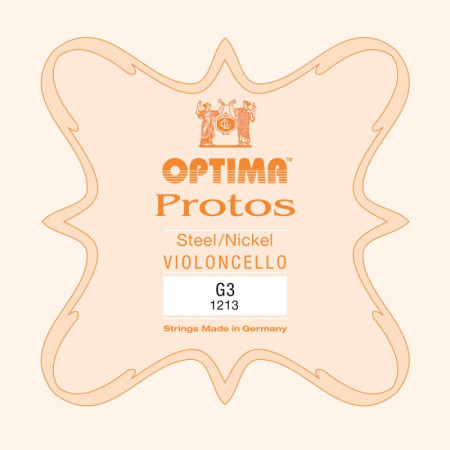 Cuerda cello Optima Protos 1213 3ª Sol Medium 3/4