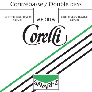 Corda contrabbasso Corelli orquesta nichel 2ª Re Medium 1/8