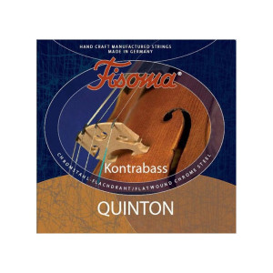Corda contrabbasso Lenzner Fisoma Quinton F1302 2° Re, Steel, flat Medium 3/4