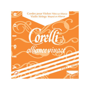 Corda violino Corelli Alliance Vivace 821F 1° Mi Bola Forte 4/4