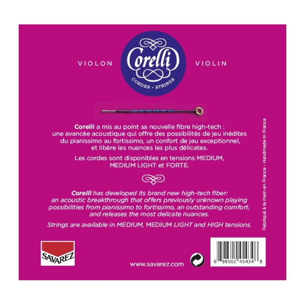 Corda violino Corelli Cantiga 902M 2° La Medium 4/4