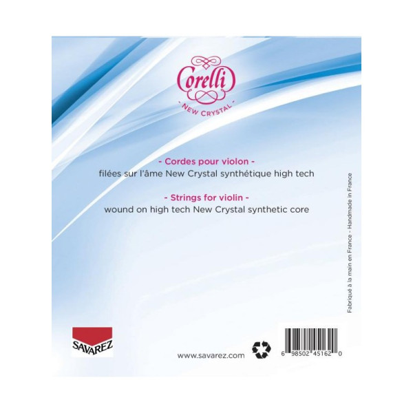 Corda violino Corelli Crystal 4ª Sol Medium 4/4