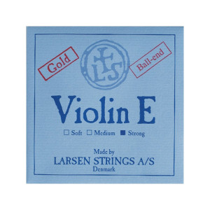 Corde violon Larsen 1er Mi boule or Strong 4/4