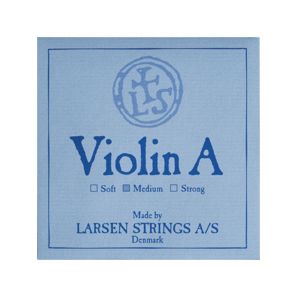 Corde de violon Larsen 2e La aluminium sur bleu Medium 4/4