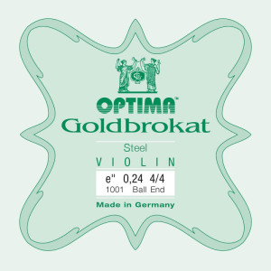 Corde violon Optima Goldbrokat 1001 1er Mi Boule 0.24 Extra-léger 4/4