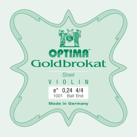 Corda violino Optima Goldbrokat 1001 1° Mi Bola 0.24 Extra-leggera 4/4