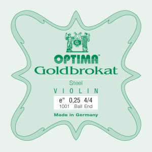 Corde violon Optima Goldbrokat 1001 1er Mi Bola 0.25 Light 4/4