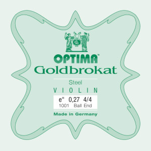 Buy Violin string Optima Goldbrokat 1001 1st E Ball 0.27 Hard 4/4.