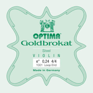 Corda violino Optima Goldbrokat 1001 1° Mi lazo 0.24 Extra-light 4/4