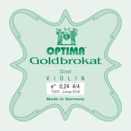 Corda violino Optima Goldbrokat 1001 1° Mi lazo 0.24 Extra-light 4/4