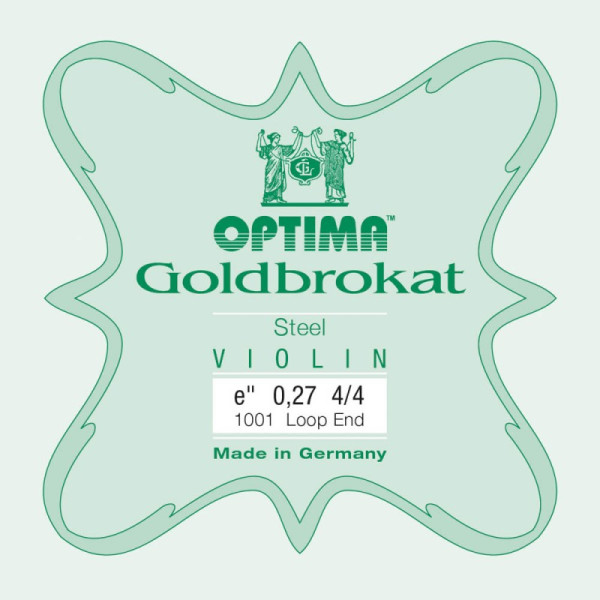 Corde violon Optima Goldbrokat 1001 1er Mi lazo 0.27 Hard 4/4
